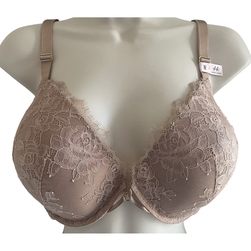 Victoria Secret Very Sexy Lace Demi Bra Nude 44C NWT